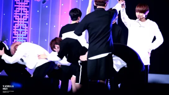 |FANCAM| |150728| Seventeen - Adore U (Wonwoo focus) @ 'Kiss The Radio Public' Broadcast