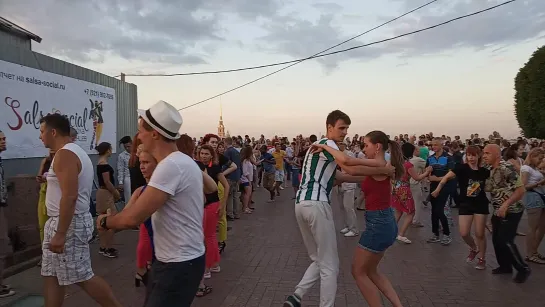 2. Опен Salsa Social на Стрелке ВО 27.07.2019. #oaspb