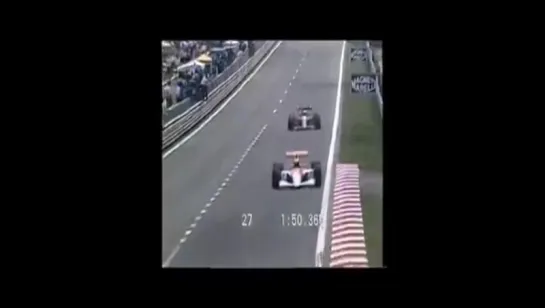 Ayrton Senna en la vuela de la pole, en circuito de Spa Francorchamps en 1990