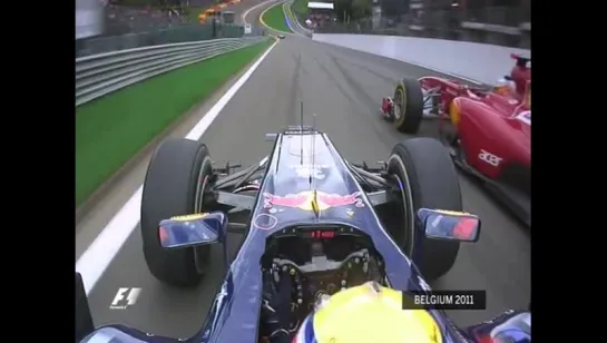 Mark Webber sweeps past FernandoAlonso in 2011