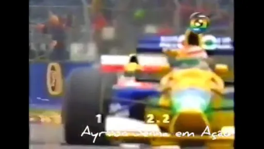 AYRTON SENNA - Volta de classificação Silverstone 91