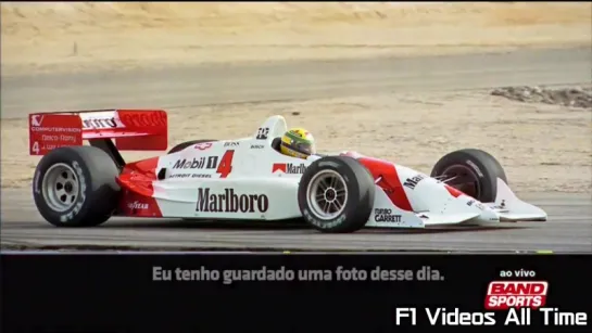 1992 - Teste de Ayrton Senna com um carro da Indy