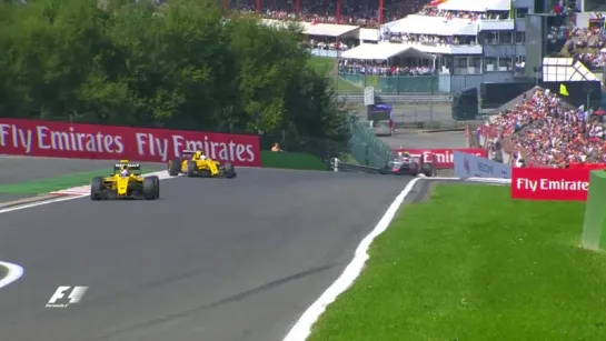 Magnussen Crashes At Eau Rouge Belgian Grand Prix 16