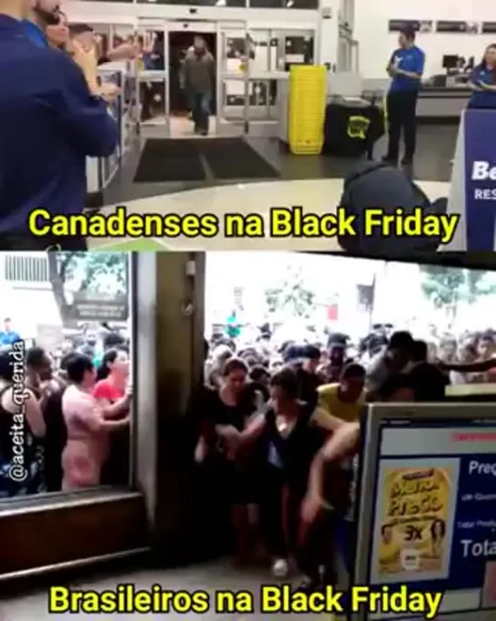 Black Friday - Canadenses e Brasileiros