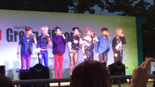 [fancam] 160924 NCT 127 Talk @ Hope Concert