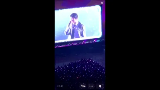 20180113 Hoseok is rapping