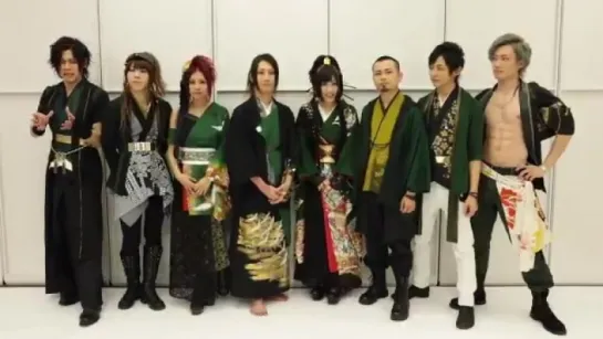 Wagakki band talk before concert in Yokohama Arena