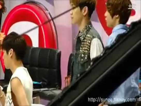 120514 Star King recording - Taemin & Key [SHINee]