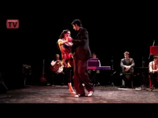 Dana Frigoli & Adrian Ferreyra @ Opening of White Tango Festival 2011. Moscow, Russia