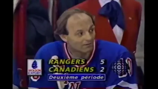 Второй гол Ги Лафлёра (New York Rangers - Montreal Canadiens, 04.02.1989)