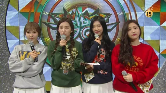 150501 Seulgi, Wendy, Joy, Yeri Special MC at Music Bank