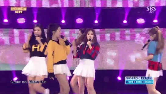 150503 Red Velvet - Ice Cream Cake @ Inkigayo