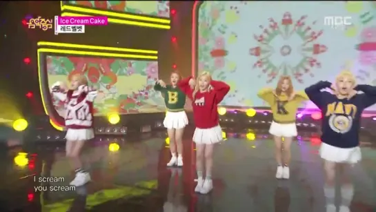 150411 Red Velvet - Ice Cream Cake @ Music Core