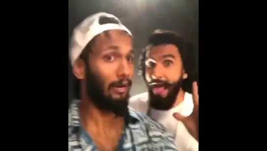 Ranveer Singh at shooting for Vivo India.