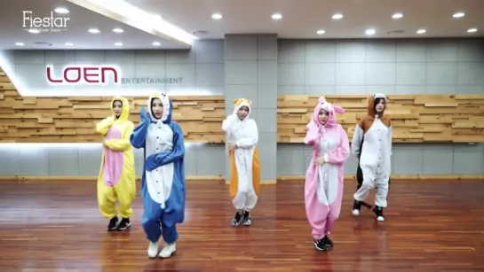 FIESTAR - Mirror (Dance Practice.Animal Pajama Ver.)