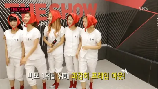 [RUS SUB]Crayon Pop 60 Seconds Interview @ SBS The Show All About K Pop 15.04.14