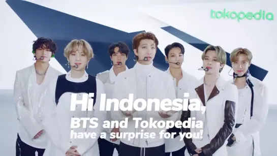 Hi Indonesia ! TokopediaxBTS