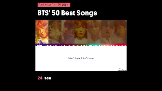 281118 Check out BTS 50 best songs