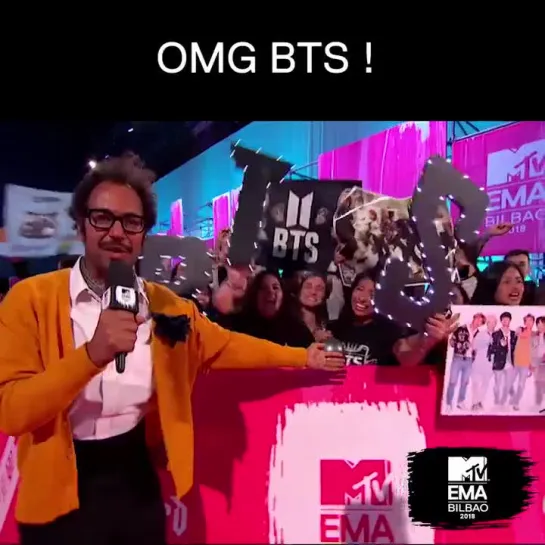 041118 Congrats to @BTS_twt and the Army for winning the 2018 #MTVEMA