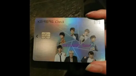 030718 BTS x Kookmin Bank (Hologram card)