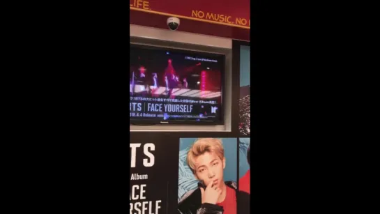 20180403 BTS FACE YOURSELF TOWER RECORDS SHIBUYA