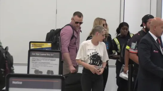 Kristen Stewart And Stella Maxwell at LAX airport (29/06)