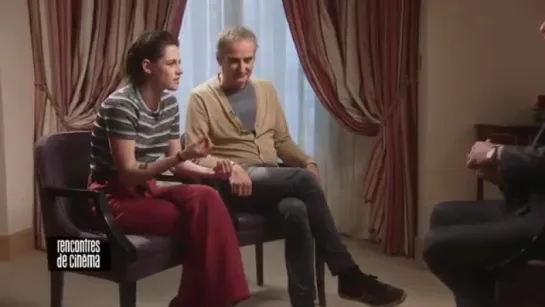 Kristen Stewart & Olivier Assayas. Interview for "Canal+"