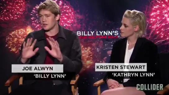 Kristen Stewart & Joe Alwyn interview for Collider - BLLHW