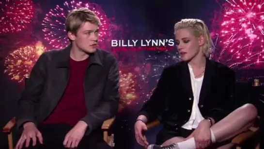 Kristen Stewart, Joe Alwyn, Ang Lee,  Steve Martin - BLLHW interview for Yahoo!