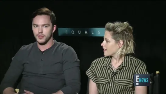 Equals junket: Kristen - "How would you kiss, What would you touch" - for E!News