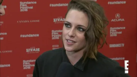 Kristen on Filming and Directing at the Sundance Film Festival 2016.