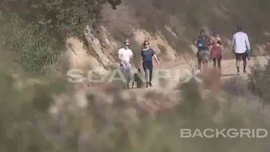 Kristen at morning hike in Los Feliz - December 22