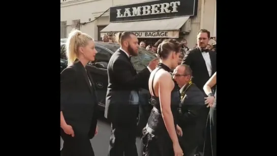 Kriste on her way to opening ceremony in Cannes - May 8