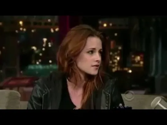 Kristen at David Letterman tv-show (20/11/08)