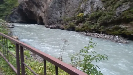 Дорога на Чегемские водопады 2