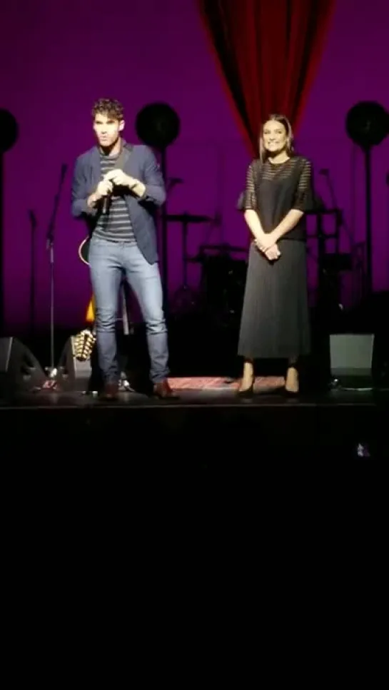 Darren Criss and Lea Michele - To Make You Feel My Love