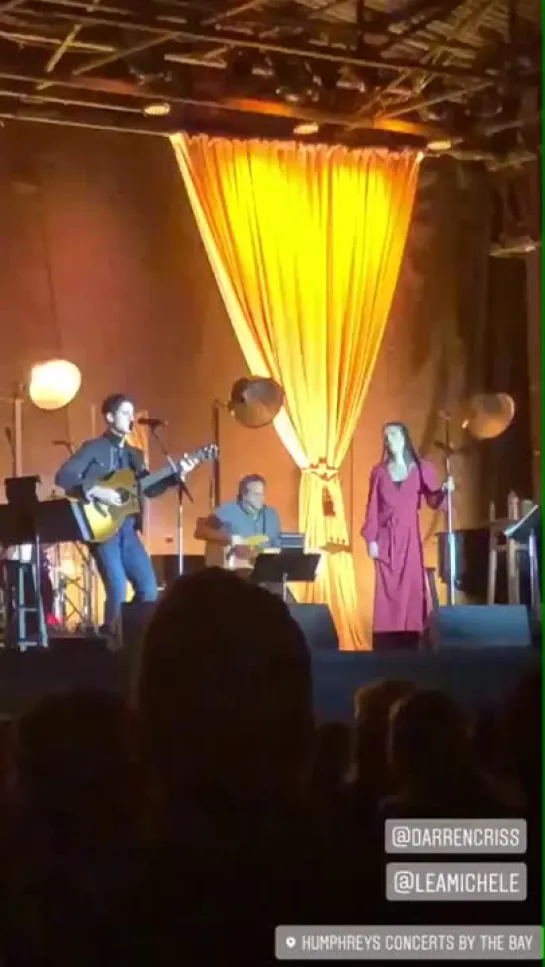 More of Falling Slowly - Lea Michele and Darren Criss In San Diego LMDCTour