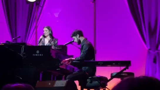 Clips of Lea Michele and Darren Criss performing in Nashville (May 30, 2018)