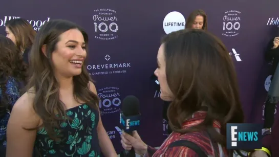 Lea Michele Talks L.A. Wild Fires and Holidays - E! Live from the Red Carpet