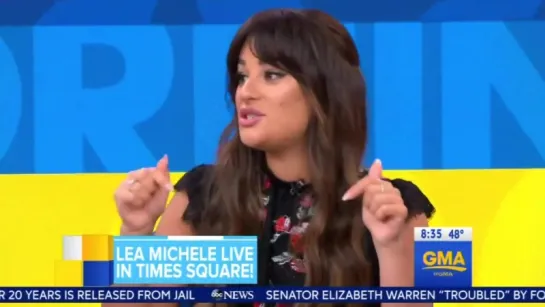 Lea Michele - New LP Already #1 & Chats After Glee - GMA