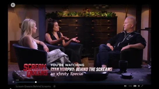 Ryan Murphy: Behind the Screams with Lea and Emma  Pt. 2