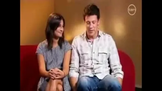 Glee Lea Michele & Cory Monteith Australian Interview Channel 10 PART 1