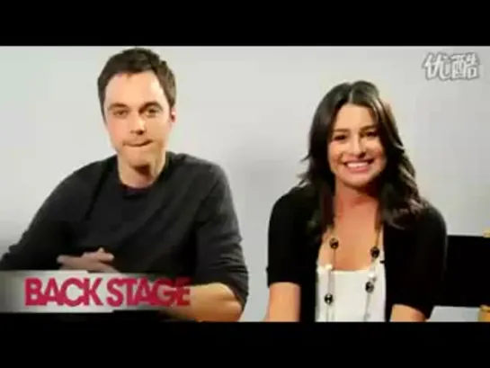 Jim Parsons' Interview - 'Glee' and 'Big Bang Theory': Lea Michele and Jim Parsons Interviews 04-Dec-2009