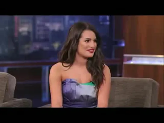 Lea Michele on Jimmy Kimmel Live Part 2