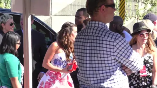 Lea Michele arriving to the Teen Choice Awards at Galen Center in Los Angeles