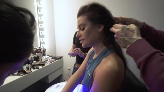 Brad Goreski styles Lea Michele for “The Ellen DeGeneres Show” (from “That’s Life”)