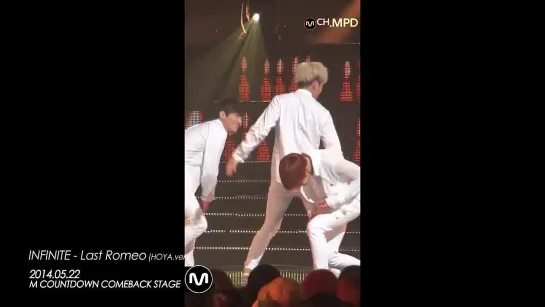 MPD [직캠] 140522 인피니트(INFINITE) Last Romeo (Hoya ver)