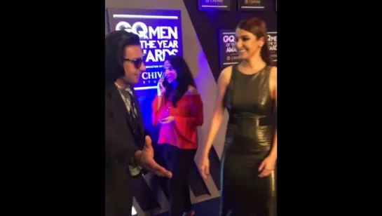 Ranveer Singh and Anushka Sharma at «GQ Awards 2017»