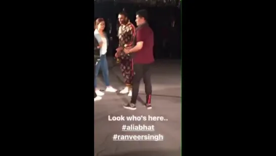 Ranveer Singh and Alia Bhatt rehearsing for #ICW2017