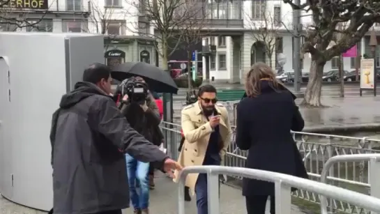 [Видео] Superstar Ranveer Singh meeting Swiss media at press conference @MySwitzerlandIN 
#InLoveWithSwitzerland